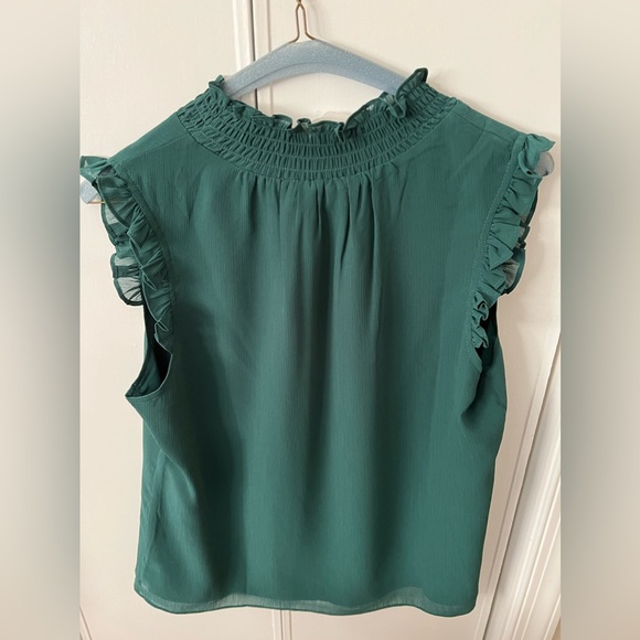 Brand new women’s J. Crew emerald sleeveless blouse, size M - Picture 6 of 6